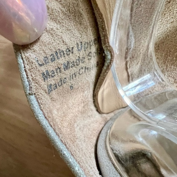 Badgley Mischka Metallic Silver Jeweled Flat Leather Carey Sandal - Picture 15 of 16